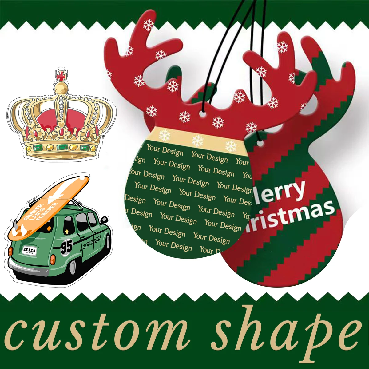 77 Scents Any Shape Fully Custom Air Freshener 1