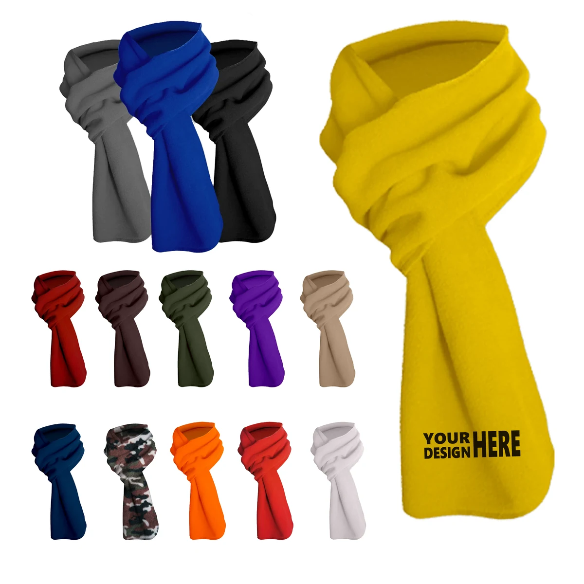 Winter Warm Fleece Scarf 1