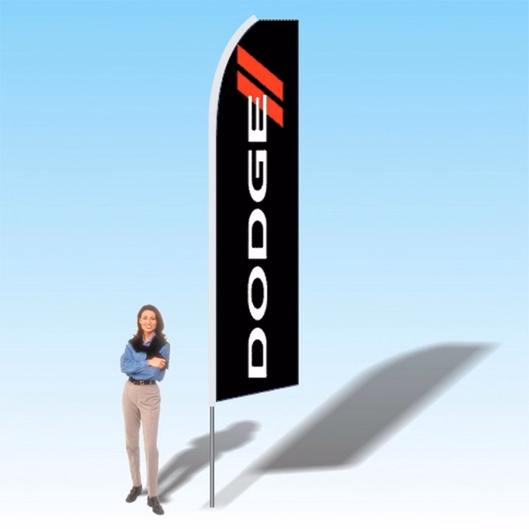 15FT Dodge Advertising Banner Flag