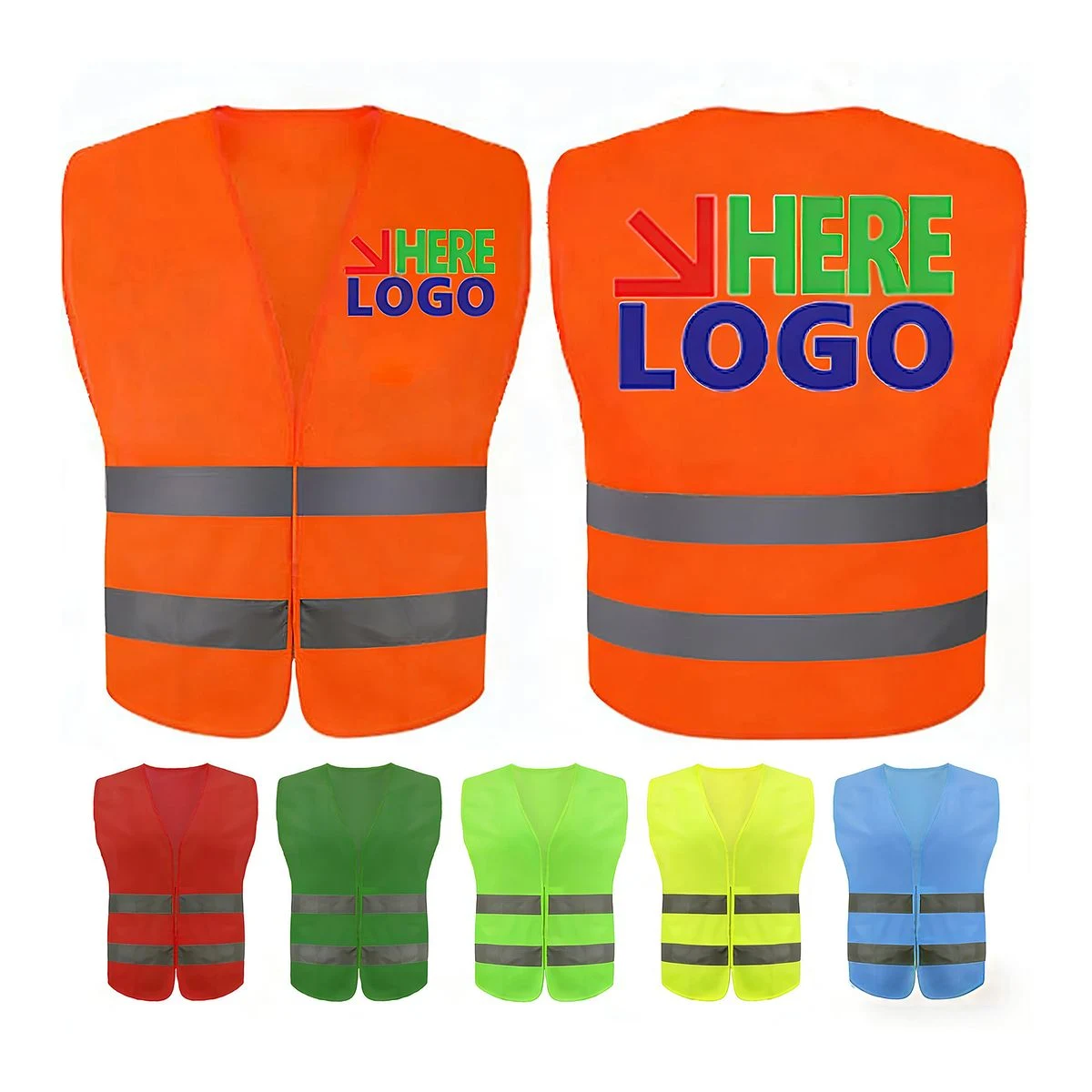 Hi Vis Two Tone Custom Safety Vest 1