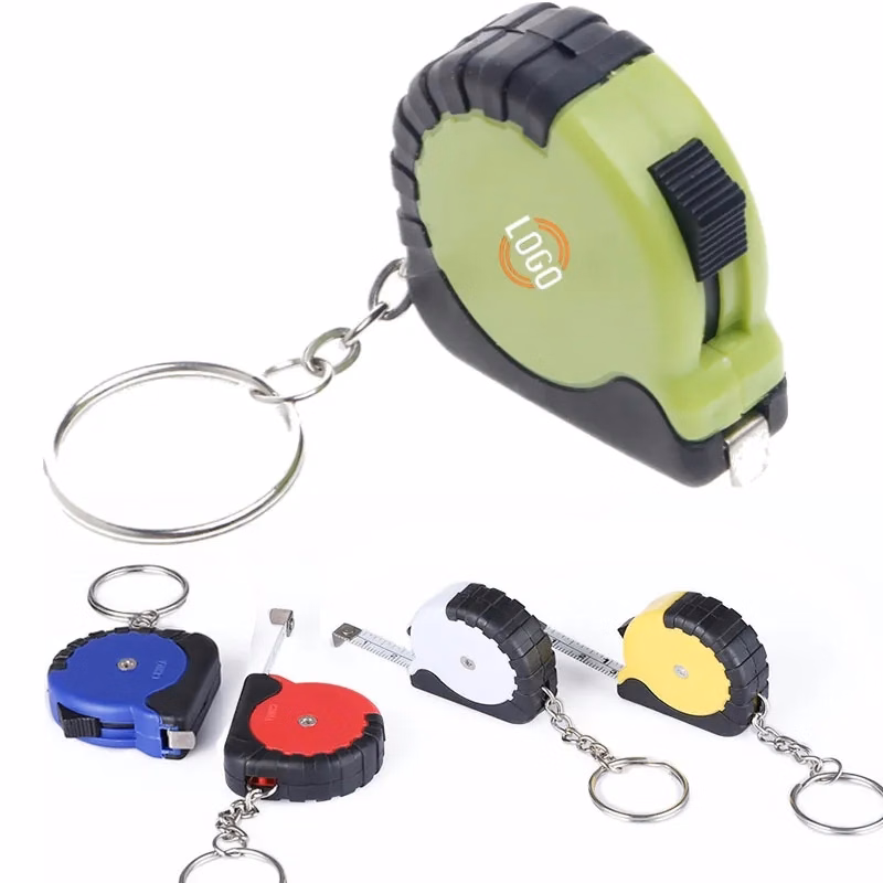 Custom Mini Grip Tape Measure Keychain