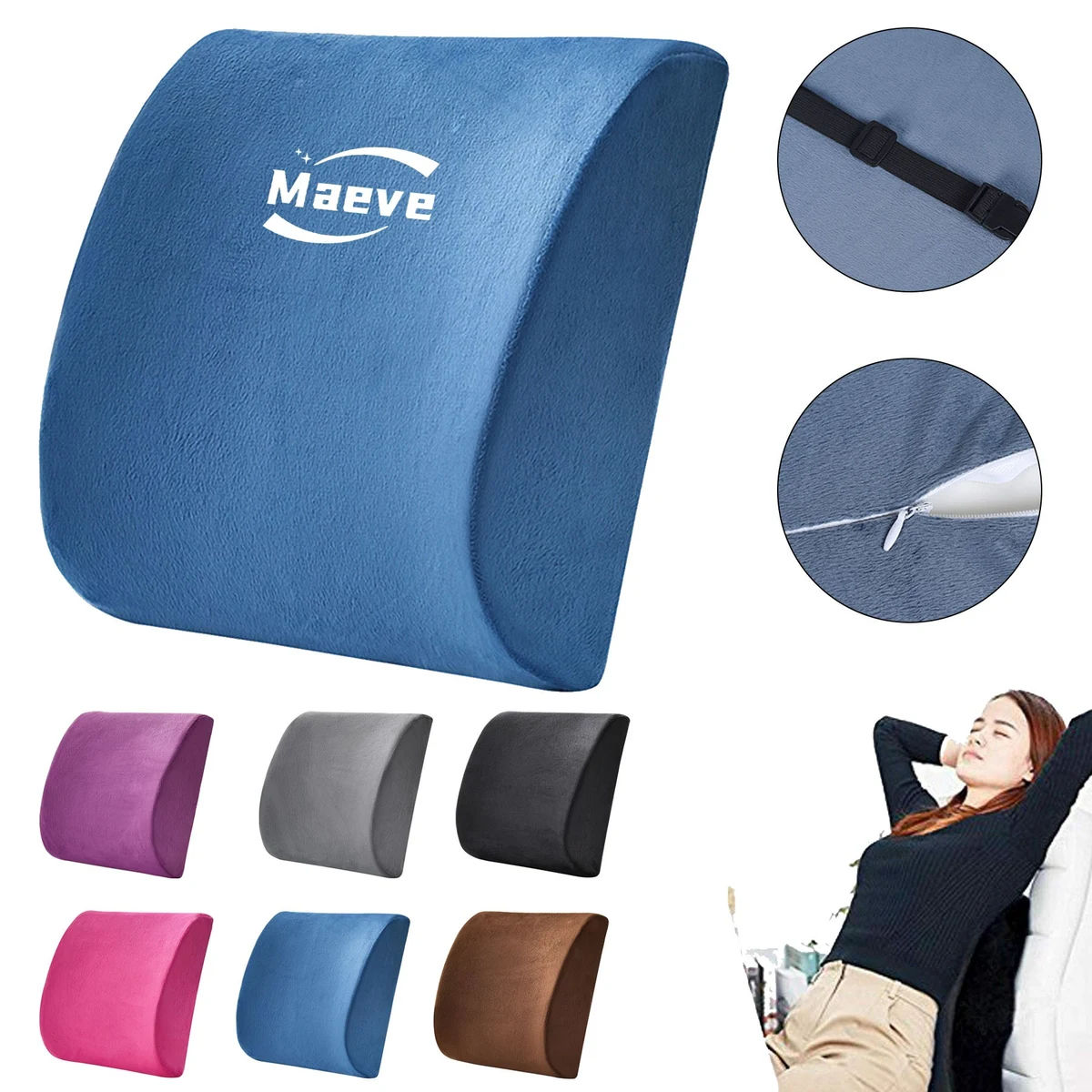 Ergonomic Lumber Support Pad 1