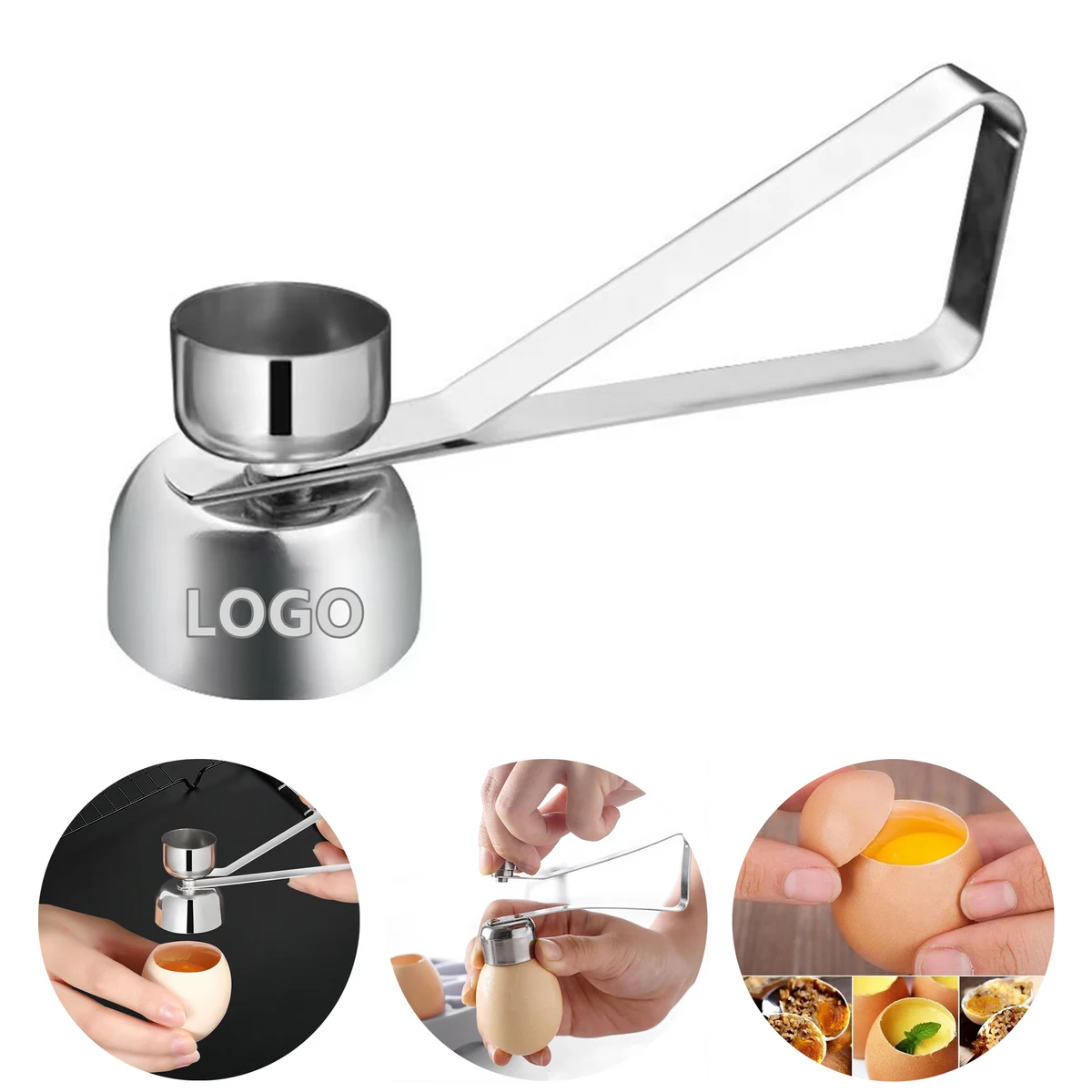 Stainless Steel Egg Topper & Opener 1