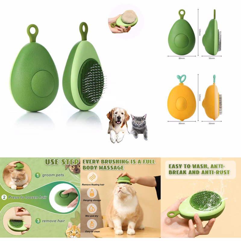 Cute Fruit Shaped Brush for Dogs & Cats