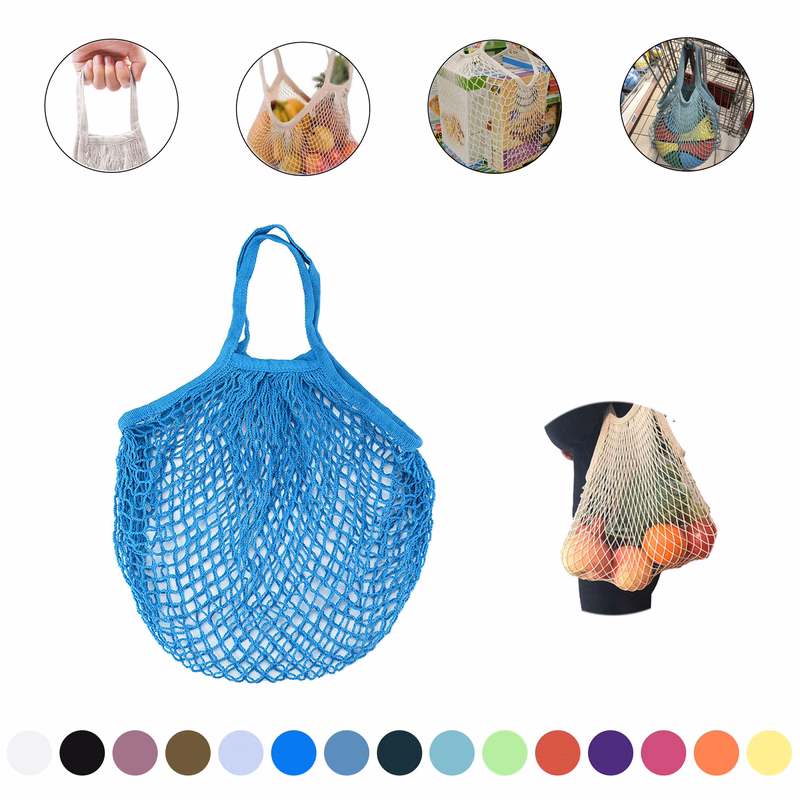 Portable Reusable Mesh Grocery Bags