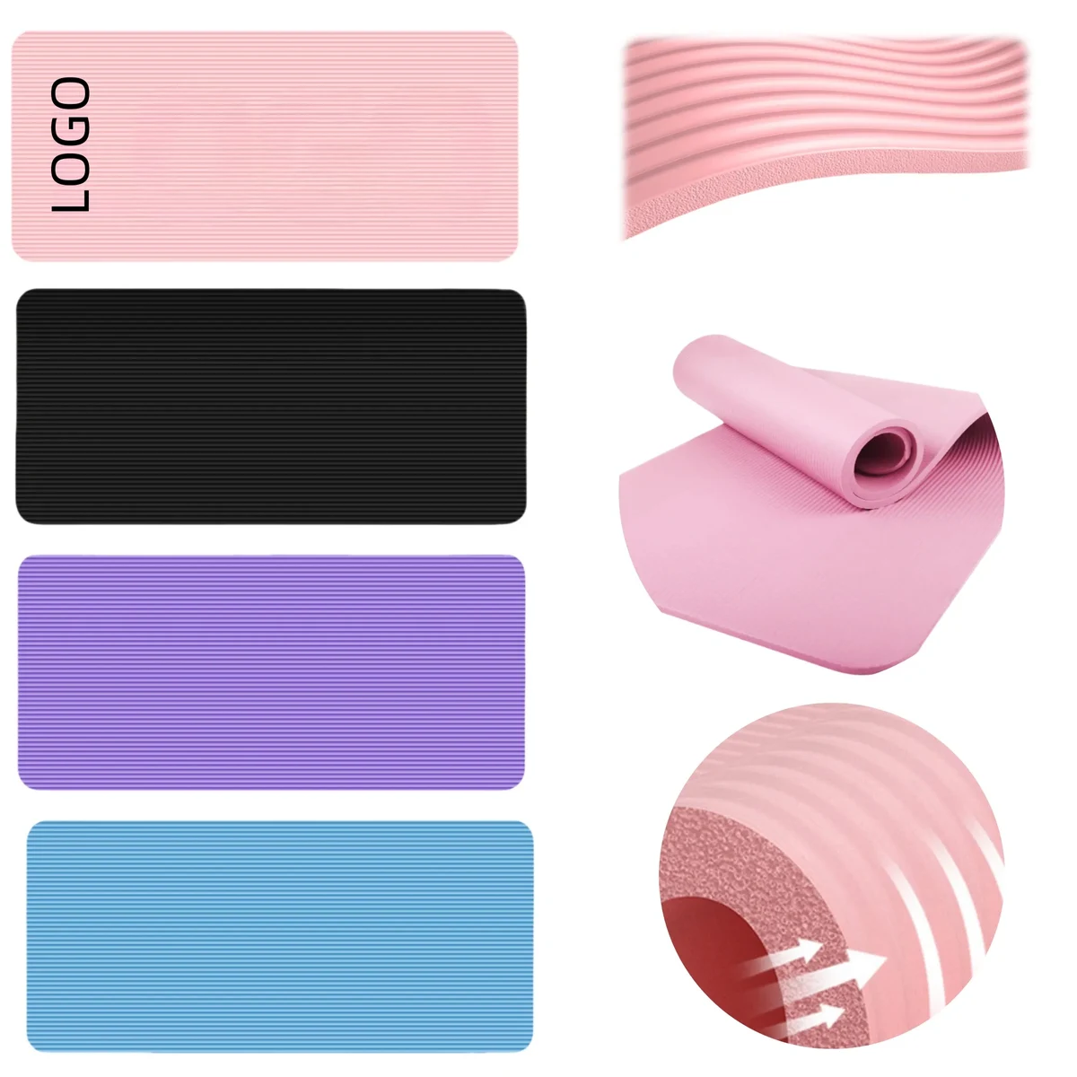 Soft Portable Thick Yoga Mat Outdoor 1