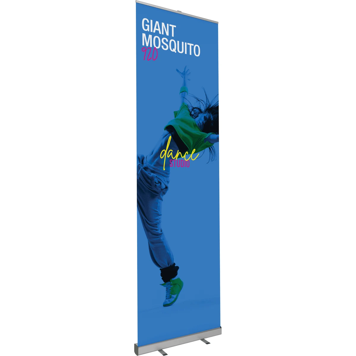 Giant Mosquito Silver Retractable Banner Stand 1