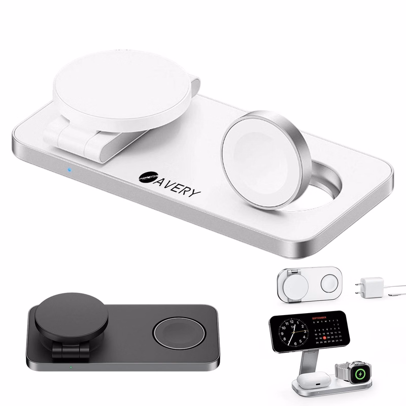 3-in-1 Foldable Magnetic Wireless Charger Station