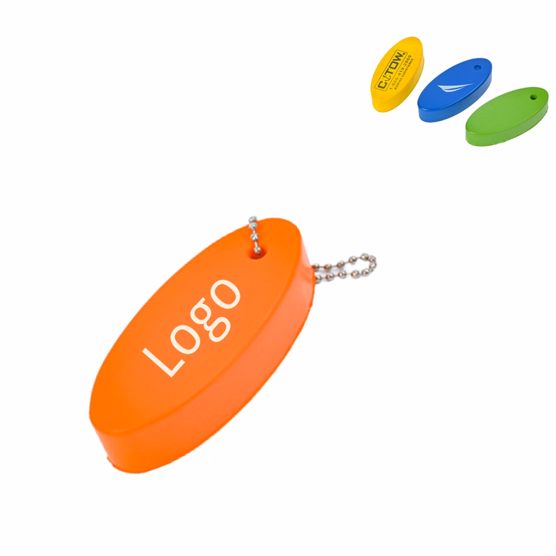 Compact Stress Relief PU Foam Keychain