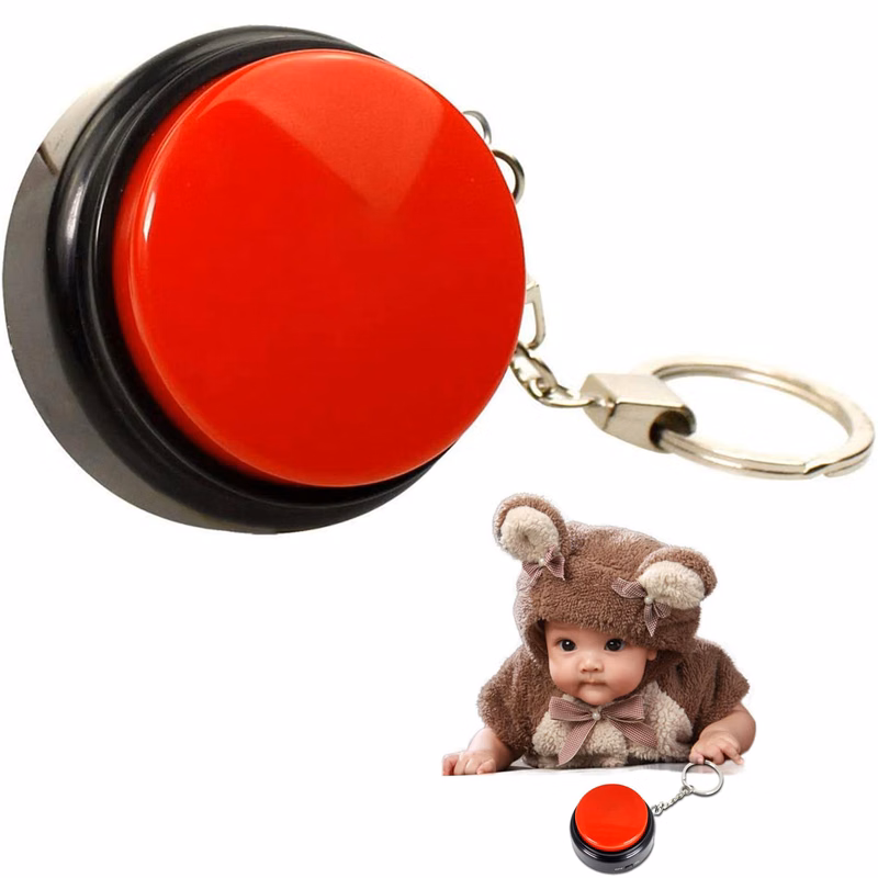 20S Talking Button with Keychain