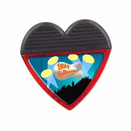 Heart Shaped Magnetic Memo Clip - Full Color