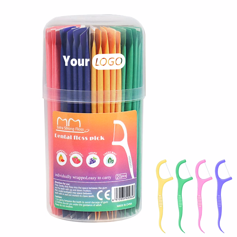 Fruity Flavor Dental Floss Picks