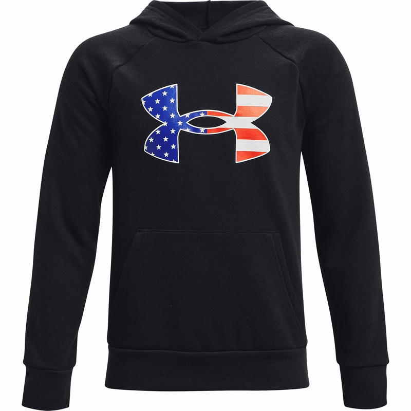 UA Rival Freedom Big Flag Logo Boys' Hoodie