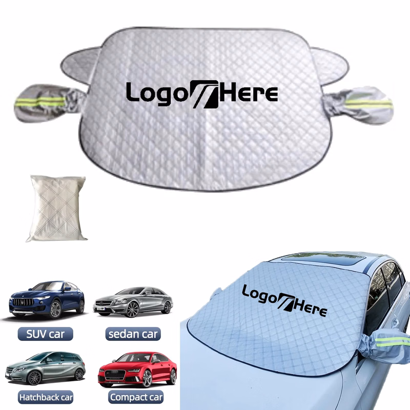 Portable Snow Car Windshield Protector Cover