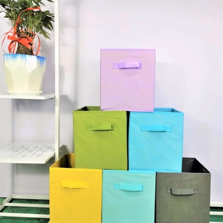 Collapsible Stackable Storage Bins