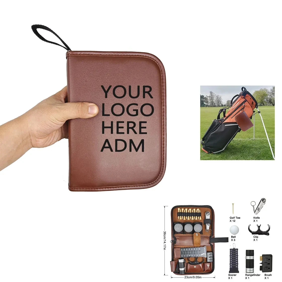 Golf Accessories Kit with Handbag Set 1