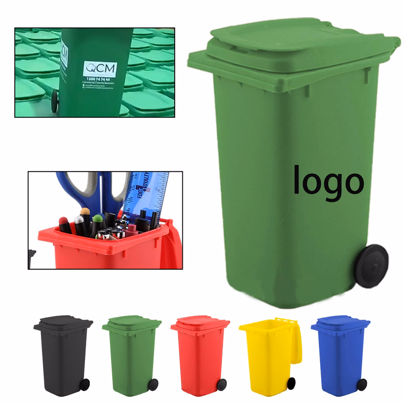 Mini Plastic Desktop Trash Can
