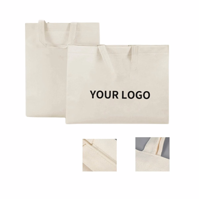 Cotton Canvas Tote with Spacious Interior and Strong Handles