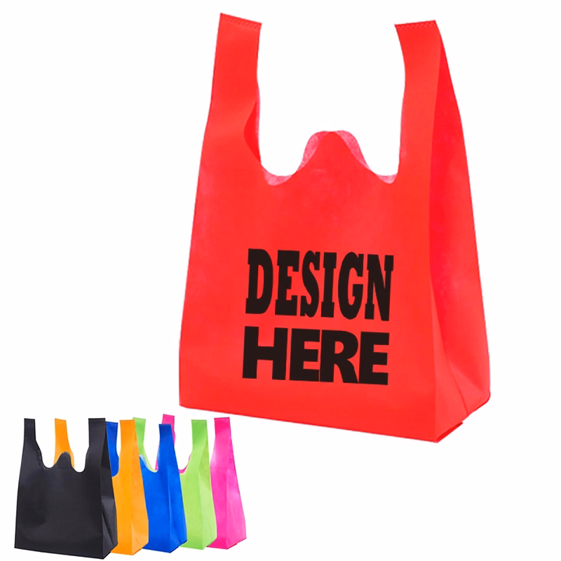 Reusable Vest-style Non-Woven Tote Bag