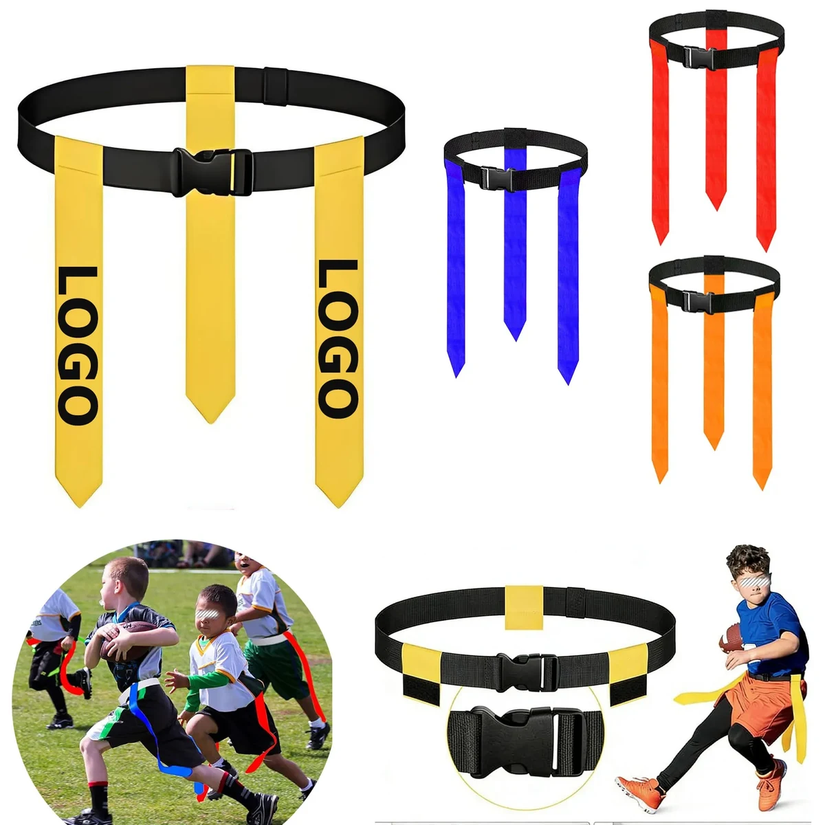 Outdoor Flag Football Ribbon Belt for Avoidance Practice 1