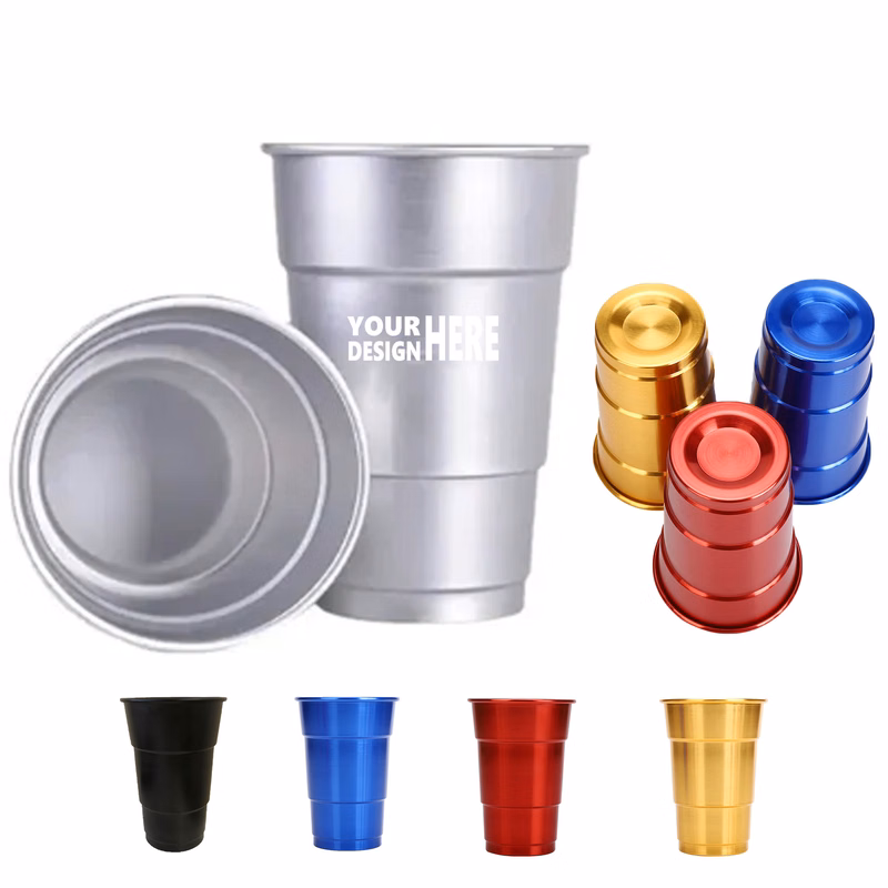16oz Sleek Aluminum Tumbler