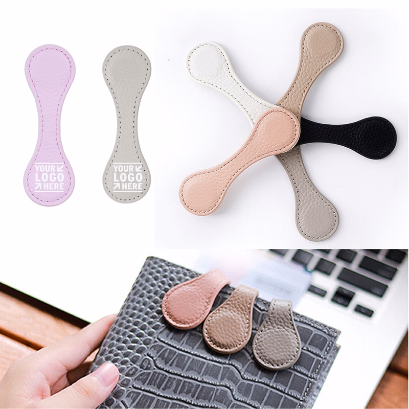 Vegan Leather Magnetic Bookmark