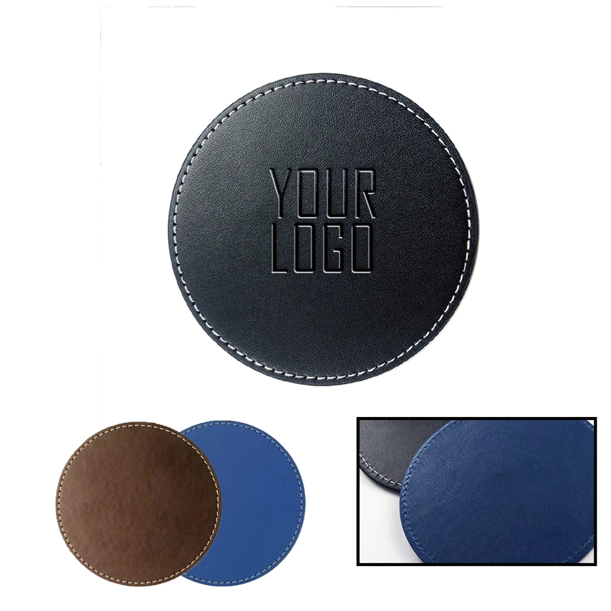 MOQ 20 PCS Custom Logo Coasters 1