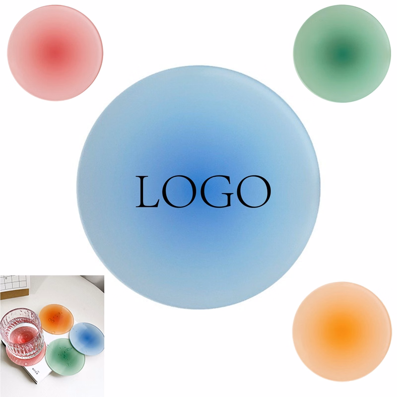 Gradient-Colored Acrylic Coaster