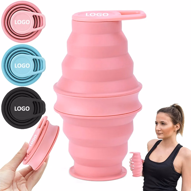 17 oz Collapsible Silicone Water Bottle