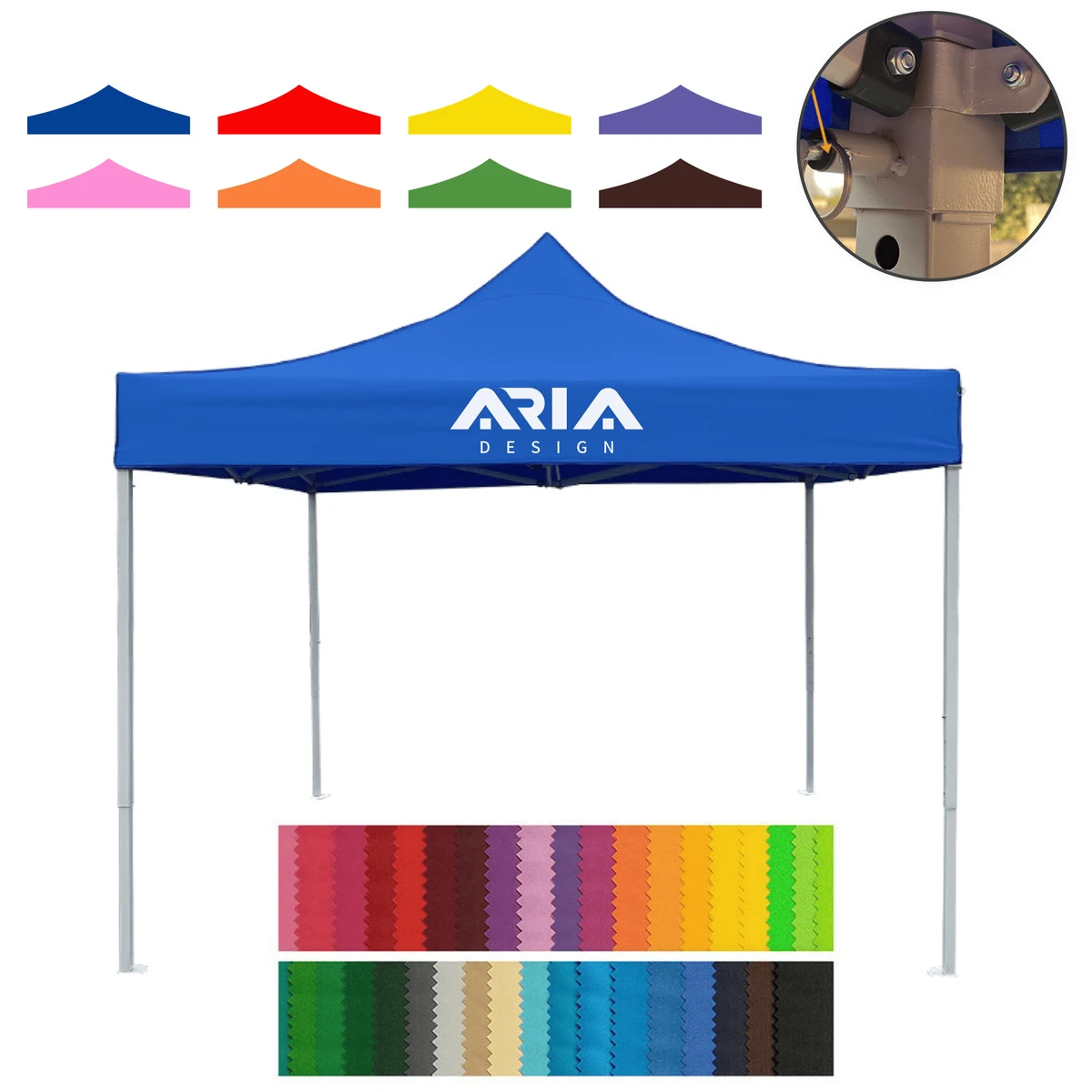 Custom Logo 3x3m Heavy Duty Folding Tent 1