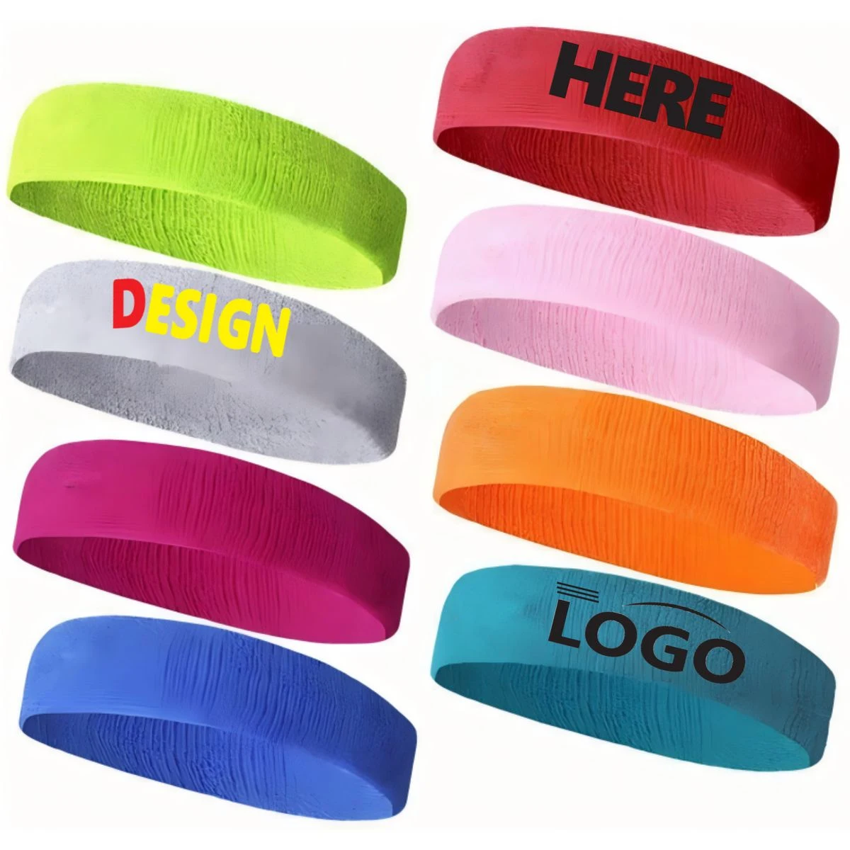Moisture Wicking Workout Sweat Band Strap 1