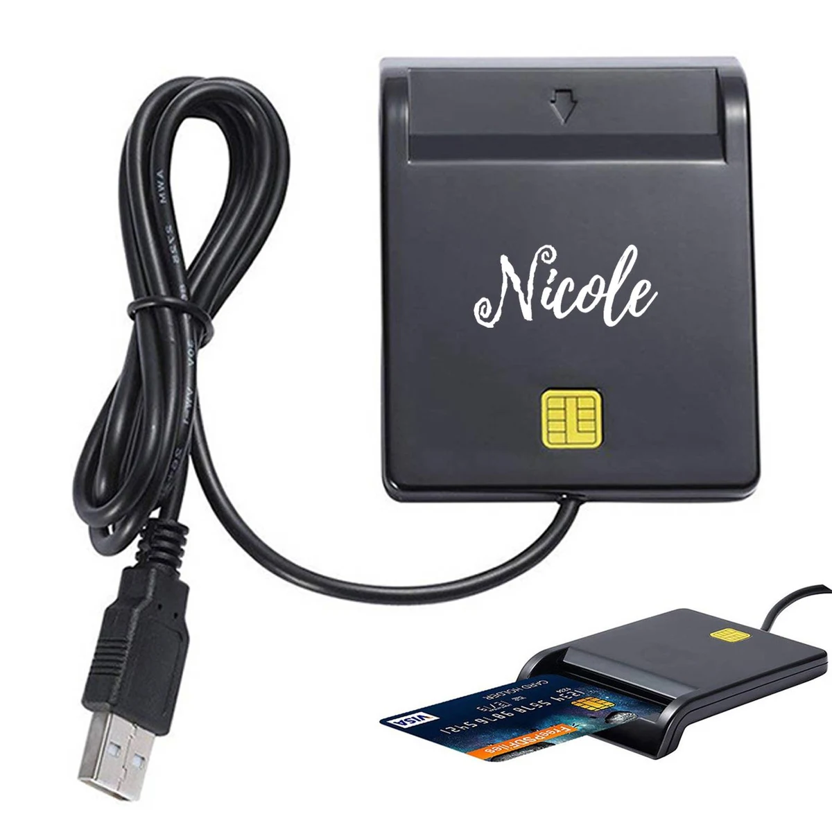 USB Smart Card Reader Secure CAC Access 1