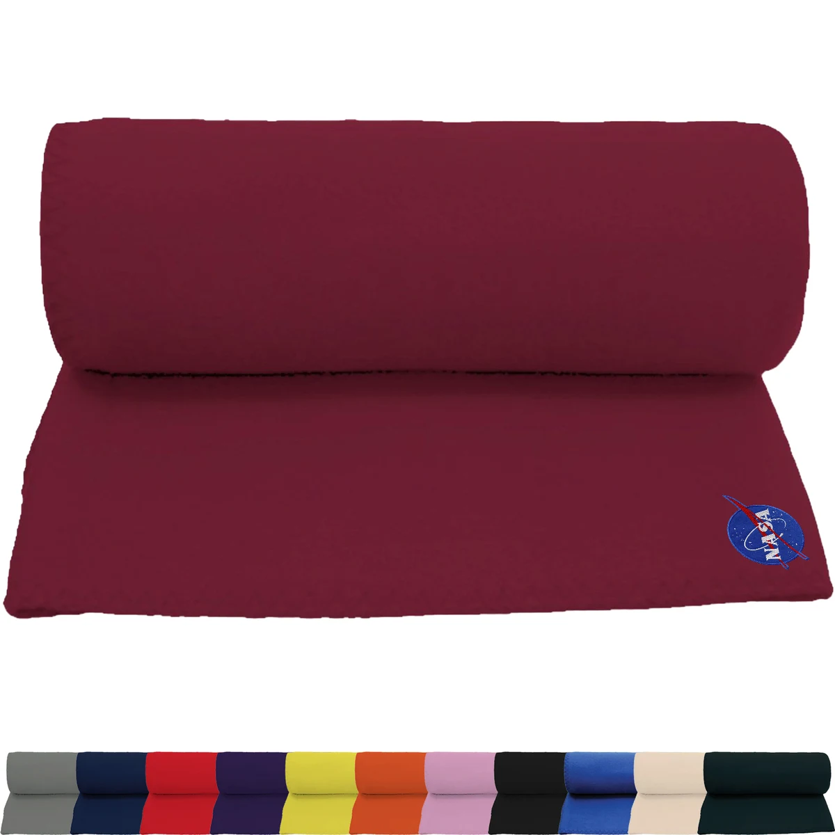 100% Polyester Blankets w/ Matching Whipstitch USA Decorated (50" x 60") 1