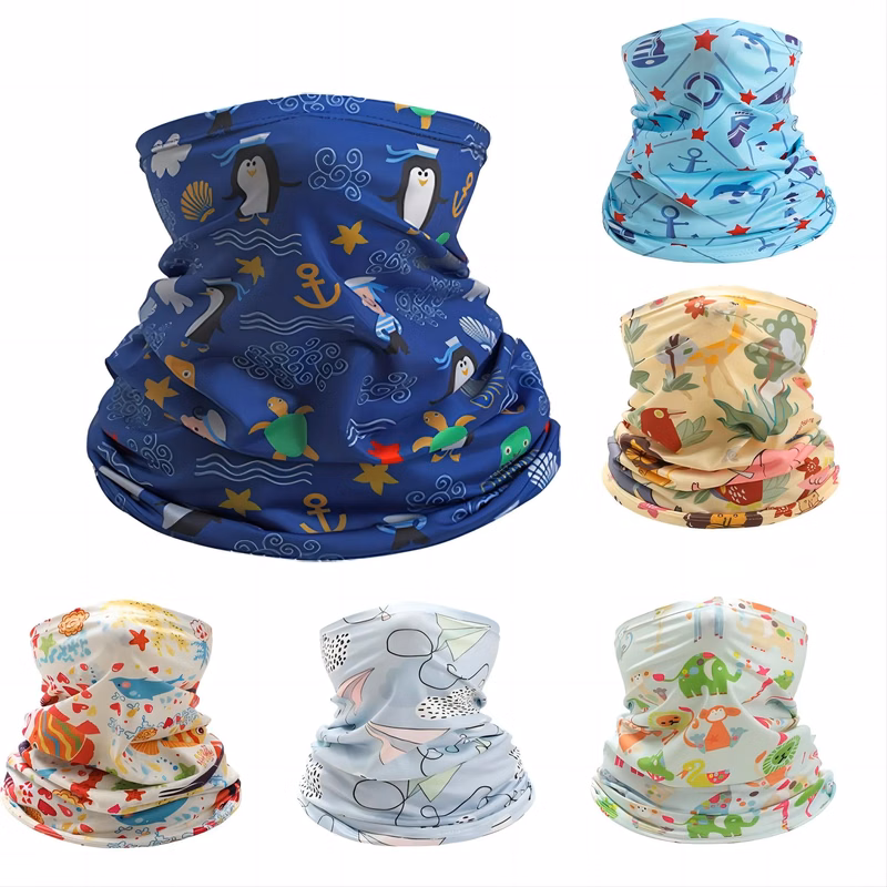 Face Mask Bandanas Cooling Riding For Children