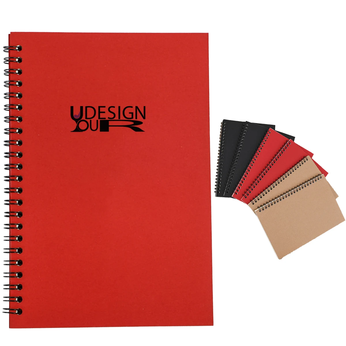 Kraft Spiral Notebook With Texture 1