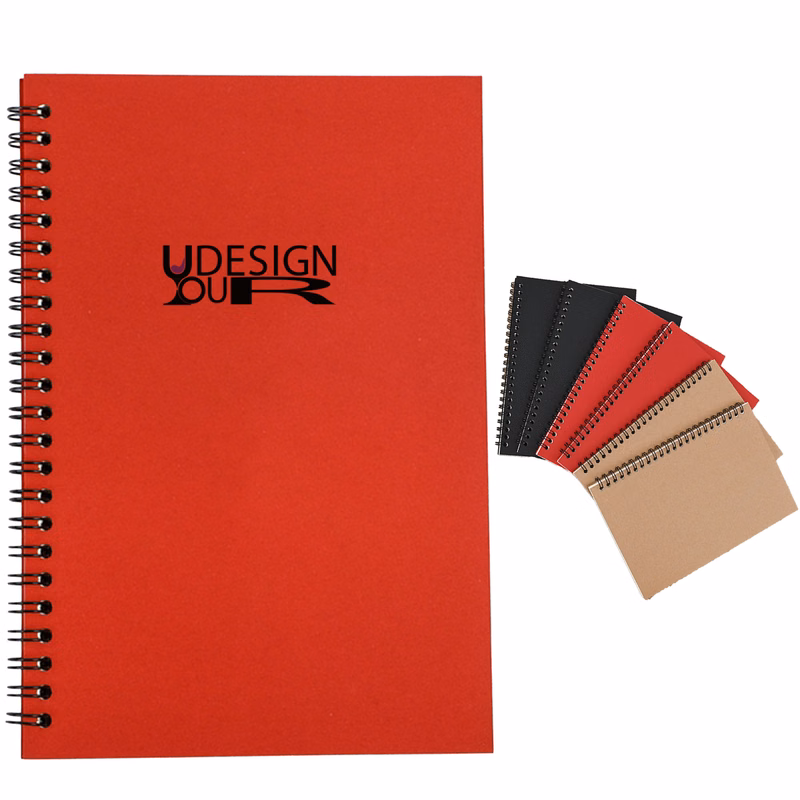 Kraft Spiral Notebook With Texture