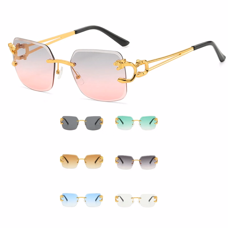 Rimless Square Sunglasses