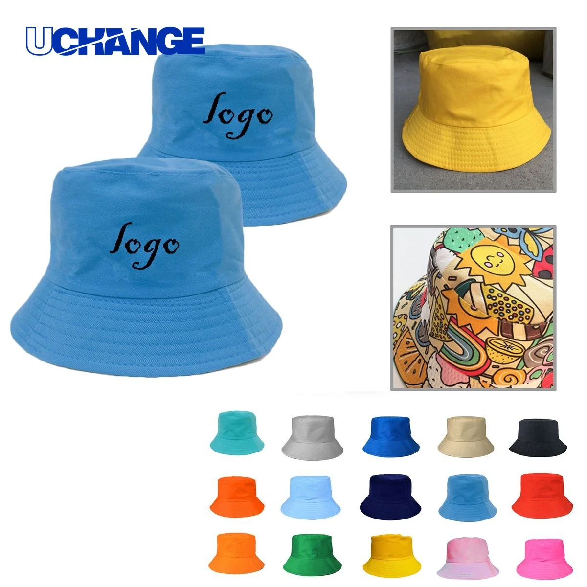 Sun Protection Fashion Bucket Hat 1