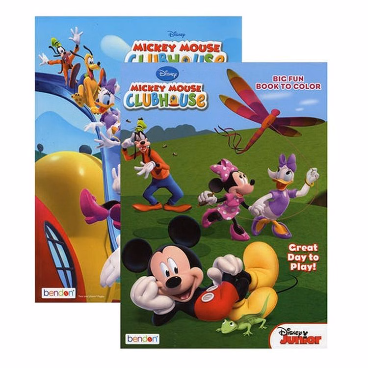 Mickey Mouse Clubhouse Coloring Books - 80 Pages