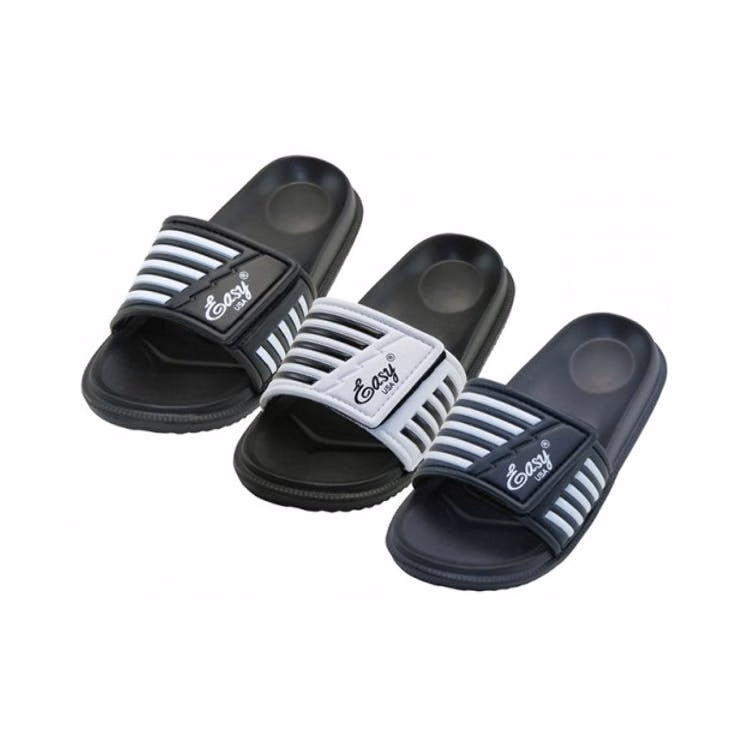 Boys' Slides - Sizes 1-6 Velcro Strap Age 5-10 Years