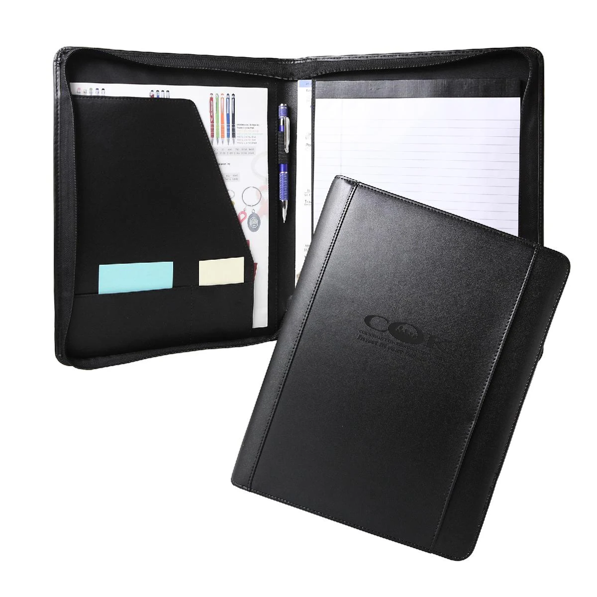 Concord Leather Portfolio Zippered 1