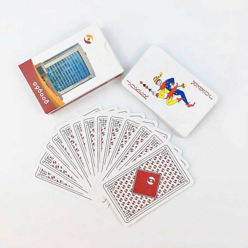 Customizable Deck of Playing Cards in a Case