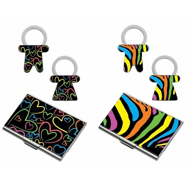 Colorful key holder card case 1