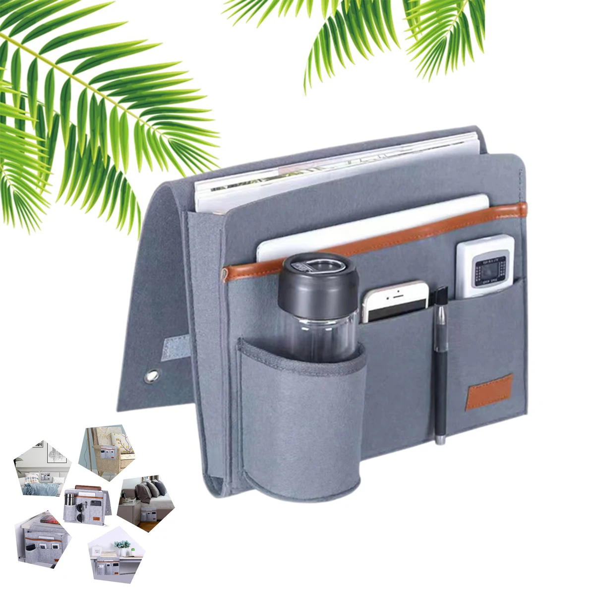 5 Pockets Remote Control Holder 1
