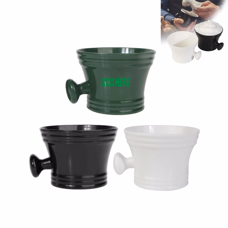 MOQ20 Plastic Shaving Mug For Men