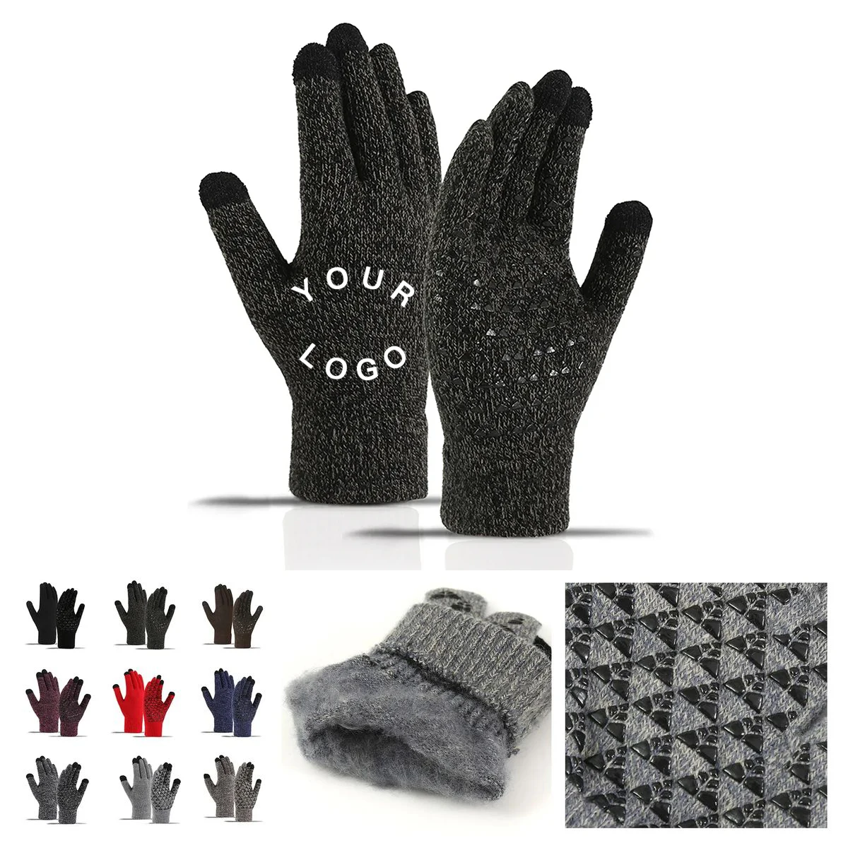 Winter Knit Touchscreen Gloves for Cold Weather 1
