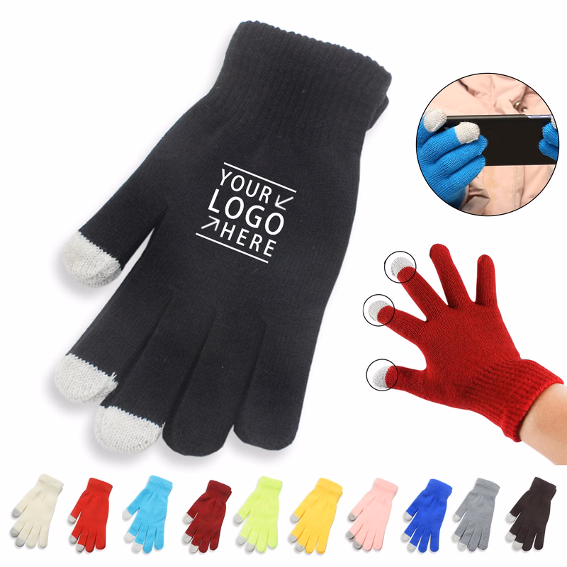 Three-finger touch screen warm gloves