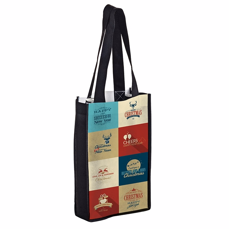 Dye Sublimated P.E.T. - 2 Bottle Wine Bag