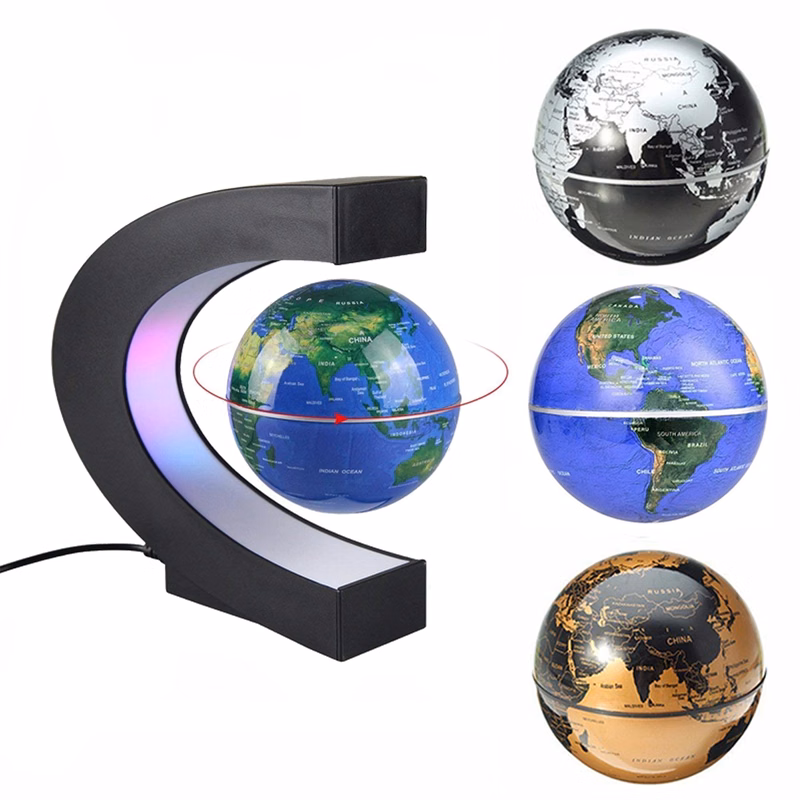 Floating Speaker with Lamp Spinning in Air