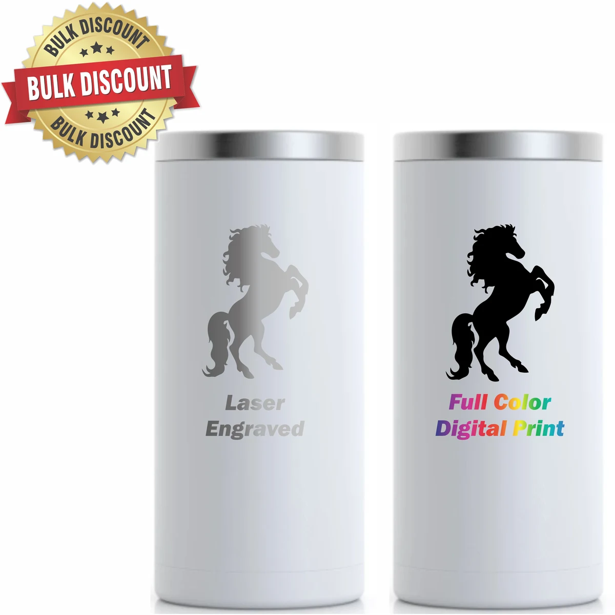 Exclusive *** RTIC Skinny Can Cooler, custom koozie with logo imprint 1